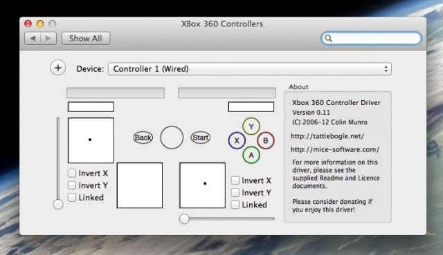 mini pro ex controller for xbox 360 work on mac